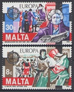 1982 Malta 661-662 Europa Cept