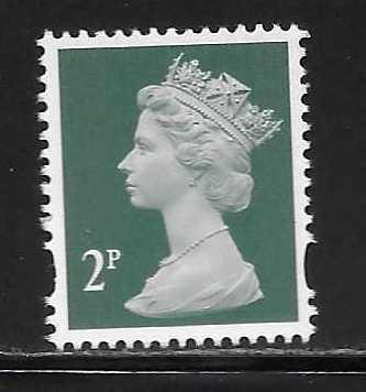 Great Britain MH246 2p Elliptical Machin MNH