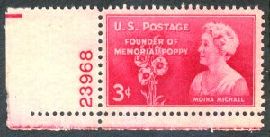 U.S. #977 MINT PL# SINGLE OG NH
