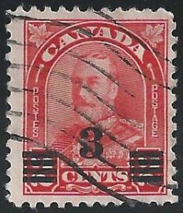 Canada #191 3 on 2c King George V