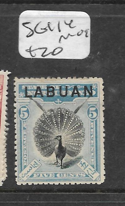 LABUAN (PP0204B)  5C  BIRD  SG 114  MOG