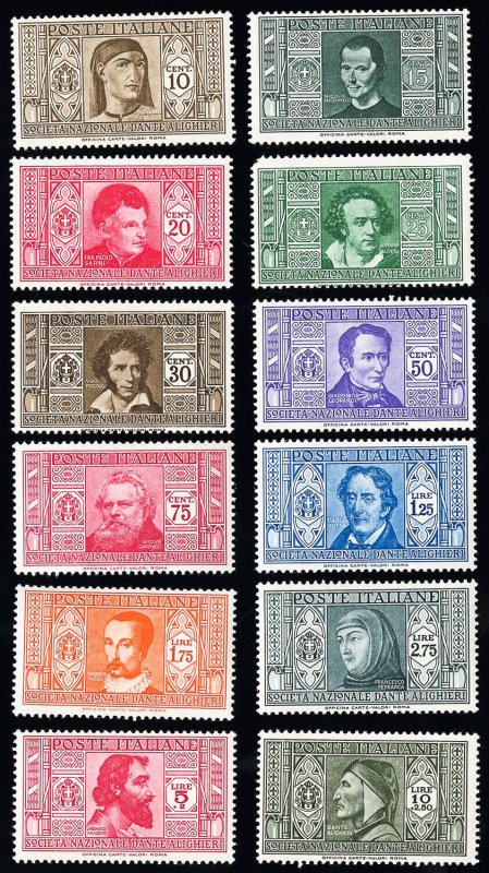 Italy Stamps # 268-79 MLH VF Scott Value $140.00