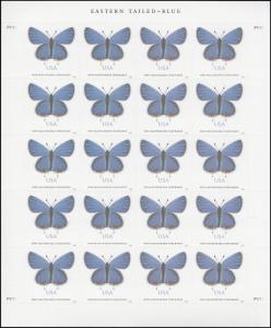 US 5136 Eastern Tailed-Blue Butterfly NMS sheet (20 stamps) MNH 2016