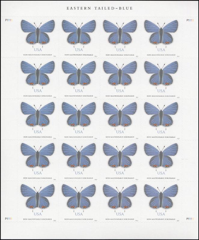 US 5136 Eastern Tailed-Blue Butterfly NMS sheet (20 stamps) MNH 2016