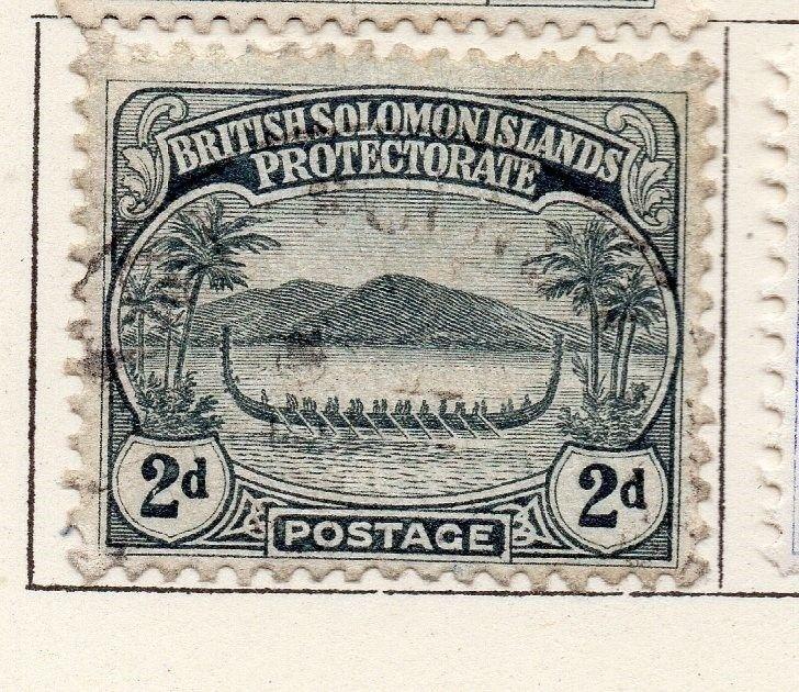 Solomon Islands Protectorate 1908 Issue Fine Used 2d. 267320