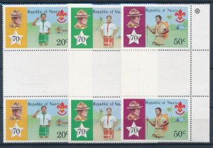 [117020] Nauru 1978 Scouting Jamboree 70th anniversary in Gutter-pairs MNH