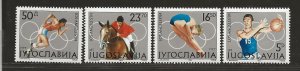 YUGOSLAVIA SC# 1680-83  VF/MNH