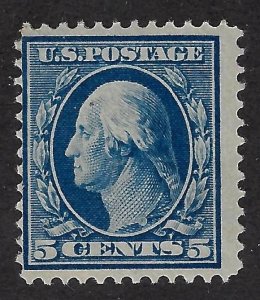 US. Sc 335. Mint. Hinged in two places.  Centered to left. (g335-101)