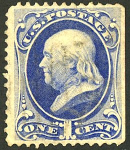 U.S. #145 USED CREASE