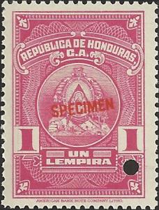 HONDURAS SPECIMEN