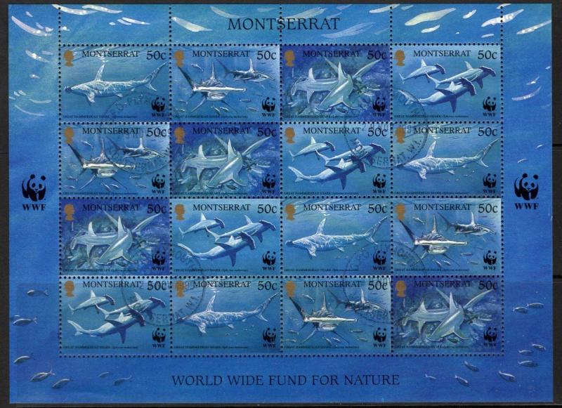 MONTSERRAT SG1148a 1999 ENDANGERED SPECIES FINE USED