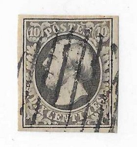 Luxembourg Sc #1  10centimes  used VF