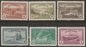 Canada 268-273 complete set MH