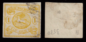 Germany Brunswick 1864 Sc 16 Mi 14 UVF