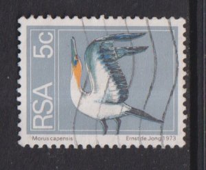 South Africa  #412  used  1974  gannet 5c