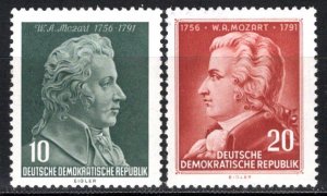 German Democratic Republic Scott # 278 - 279, mint nh