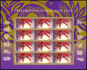 USA #4726 MNH Chinese / Lunar New Year    Pane of 12 (FV $5.40/7.20)