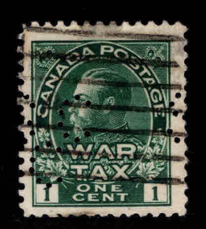 Canada Used Scott MR1  Used Perfin stamp