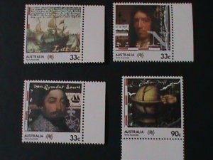 ​AUSTRALIA-1985 SC#949-52   ABEL TASMAN-EXPLORER MNH VERY FINE -LAST ONE