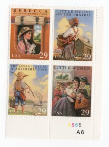 Scott #2788a (2785-2788) Children's Classics Plate Block of 4 Stamps - MNH