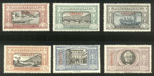 CYRENAICA #11-16 Mint - 1924 Manzoni Set