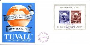 Tuvalu, Worldwide First Day Cover, U.P.U. Universal Postal Union