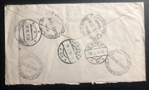 1932 Buenos Aires Argentina Airmail Commercial Cover To Vienna Austria