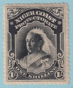 NIGER COAST PROTECTORATE 61  MINT HINGED OG * NO FAULTS VERY FINE! - LET