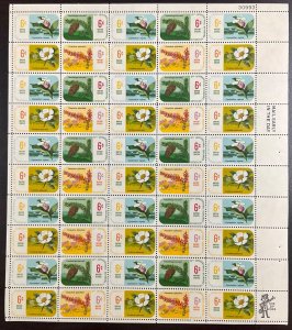 1376-79 Botanical Congress MNH 6 cent sheet of 50  FV $3.00  1969