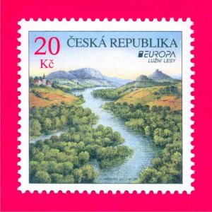 CZECH 2011 Europa CEPT Forests Mountains River 1v Mi679 MNH