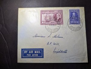 1956 Rwanda Airmail Cover Ruanda Urundi to Leopoldville