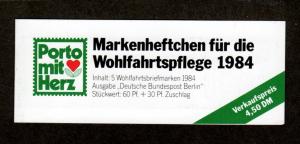 Germany Berlin 9NB210 Booklet!