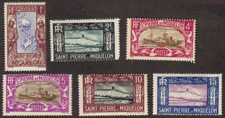 St. Pierre et Miquelon #136-41 MH