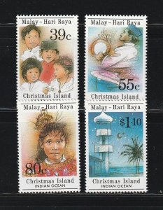 Christmas Island 234-237 Set MNH Malay-Hari Raya Celebration