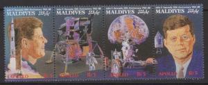 MALDIVE ISLANDS SG1299a 1989 SPACE ACHIEVEMENTS MNH