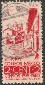 MEXICO 751, 2¢ Census, 1940. Used. VF. (993)