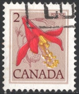 Canada SC#782 2¢ Red Columbine (1979) Used