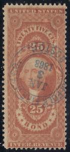  R43c Used Ave 3/3/1868 blue HS canc