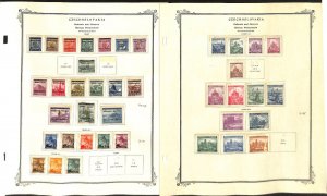 Bohemia Moravia Stamp Collection 12 Scott Specialty Pages, 1939-44 German (BA)