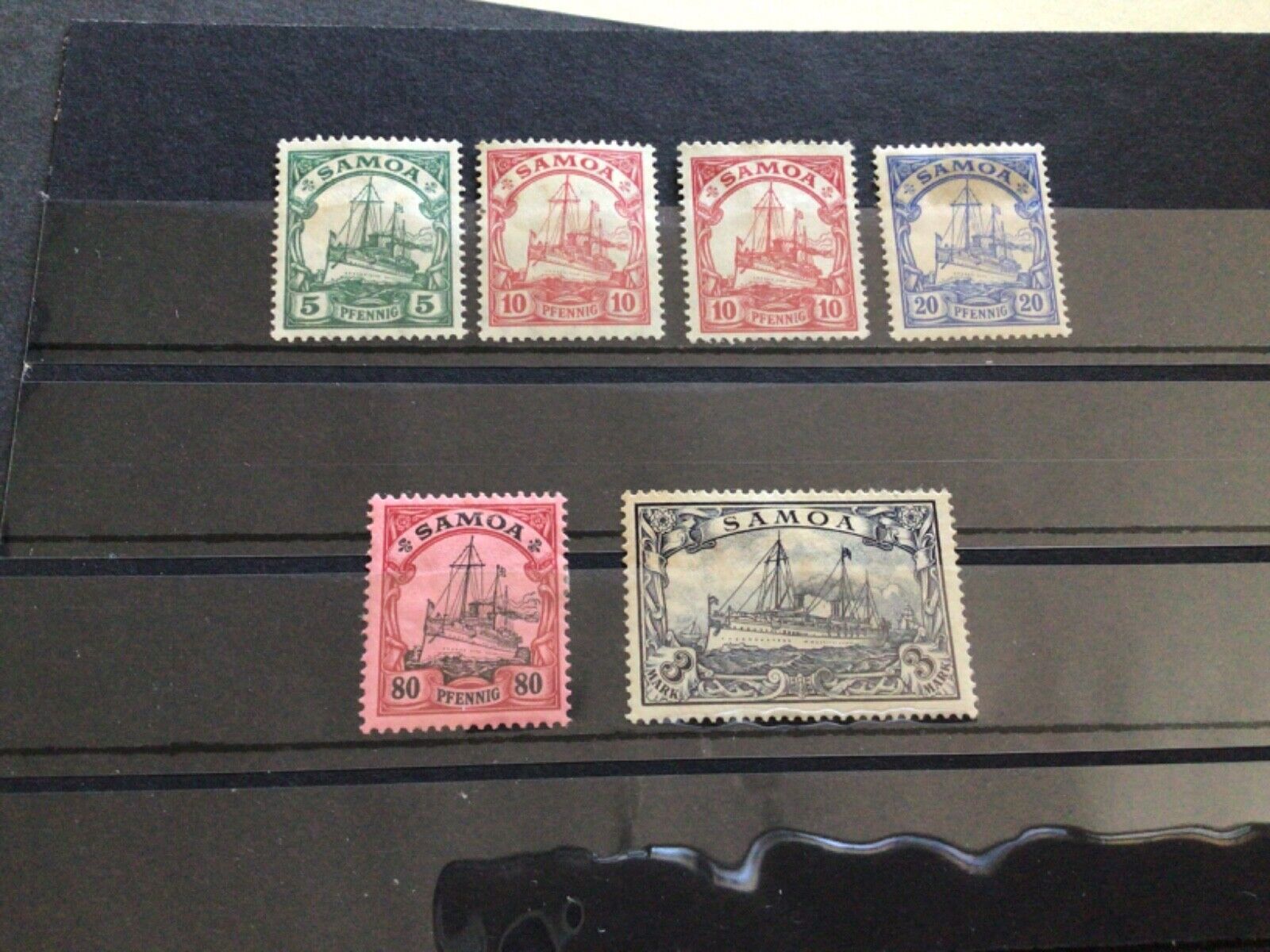German Empire Colonies Samoa mounted mint stamps A16267 | Australia ...