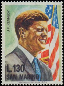 San Marino #607-608, Complete Set(2), 1964, Americana, Never Hinged