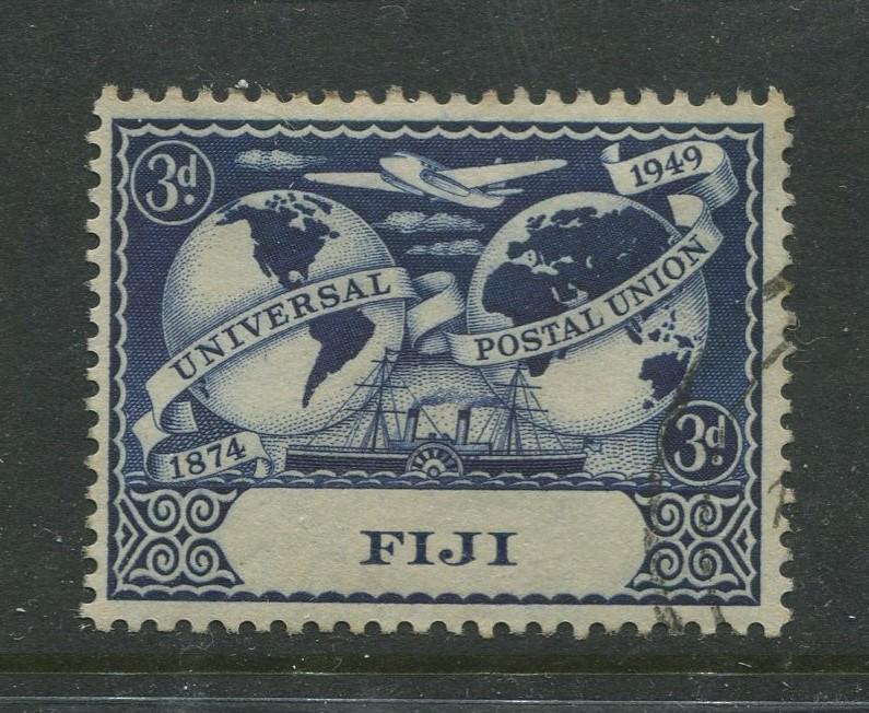 Fiji - Scott 142 - UPU Issue -1949 - FU- Single 3d Stamp