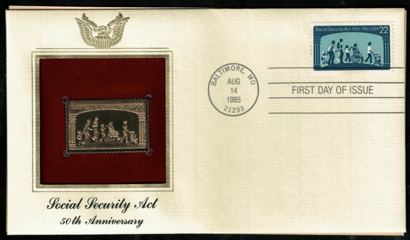 1985 USA envelope FDC 22c (ТK-34)