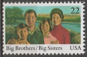 #2162, Single. International Youth-Big Brothers&Sisters MNH, '...