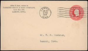 United States, Iowa, United States Postal Stationary