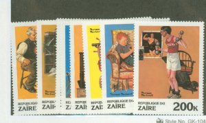 Zaire #1005-12  Single (Complete Set)