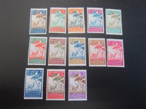 French New Caledonia 1928 Sc J19-31 set MH