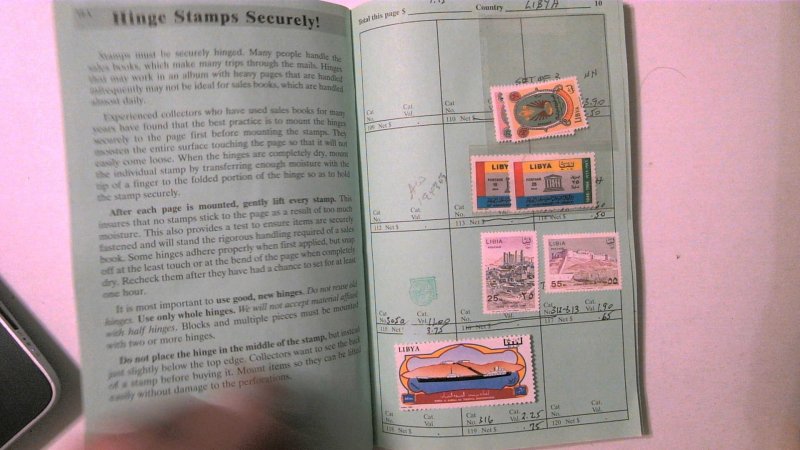 LIBYA COLLECTION IN BOOK, MINT/USED