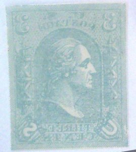 Scott #79-E8a - 3c Blue Green - Loewenberg Decalcomania