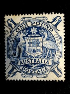 AUSTRALIA - SCOTT# 220 - USED - CAT VAL $8.50